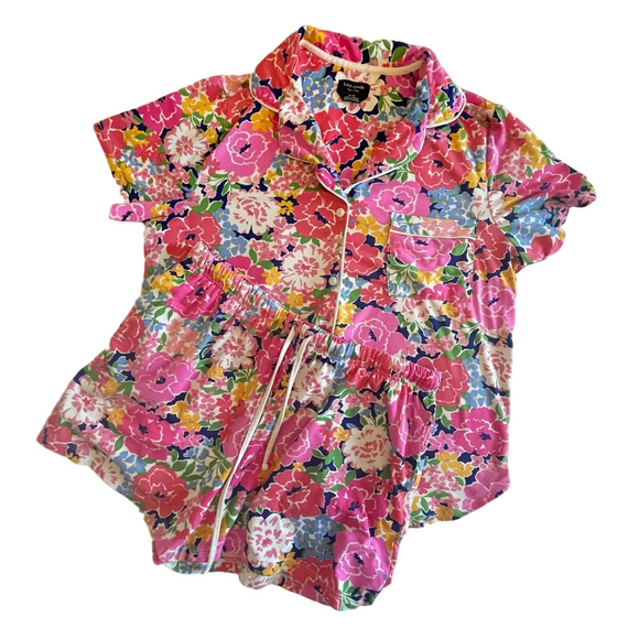 kate spade Other - Kate Spade New York Medium 2 Piece Floral Pyjama Short Set Vacation Summer